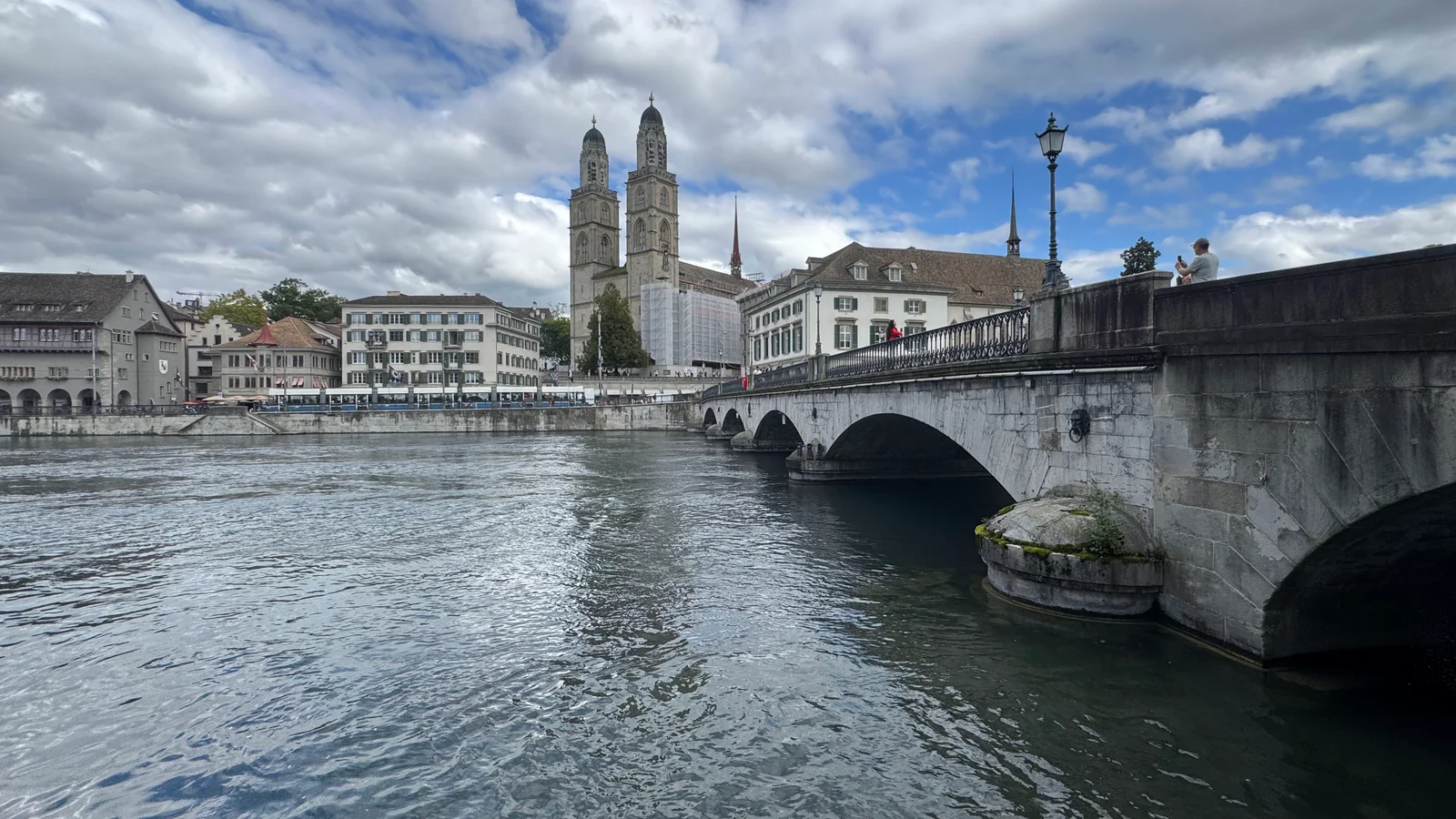 Grossmünster across the river